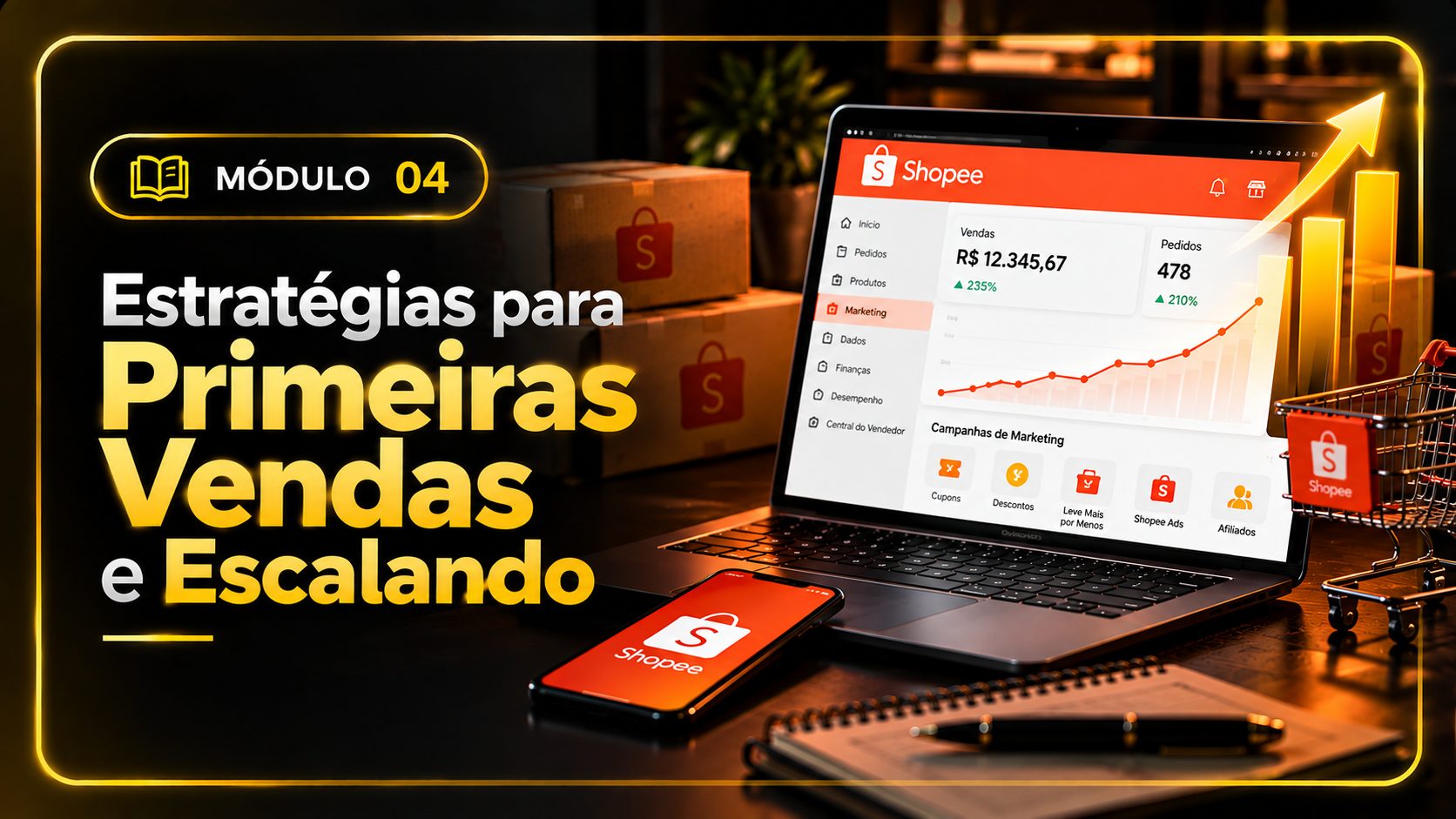 Módulo 04 — Estratégias para Primeiras Vendas e Escalando